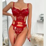 Women's Lace Cut-Out One-Piece Lingerie - Image 4