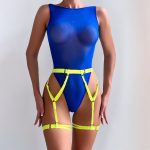 Black & Green Women's Lingerie Bodysuit - Image 4