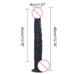 Long Suction Cup Dildo – 40cm - Image 2