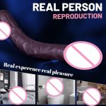 Extra-Long Dual-Density Suction Cup Dildo - Image 5