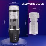 USB Rechargeable Male Masturbation Sleeve - Image 4