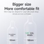 Large Size Condoms – 58mm - Image 4