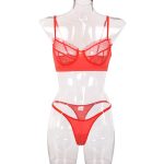 Women's Lace Strappy One-Piece Lingerie - Image 5