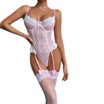 Pink Women's Lingerie Bodysuit - Image 5