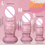 Silicone Suction Cup Dildo – Three Sizes - Image 3