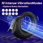 10-Mode Rechargeable Vibrating Cock Ring - Image 4