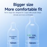 Large Size Condoms – 56mm 10-Pack - Image 3