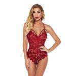 Lace Halter Bodysuit - Image 3