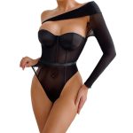 Black Women's Lingerie Bodysuit - Image 5
