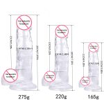 Crystal Silicone Dildo – Multiple Sizes & Colours - Image 5