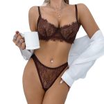 Women's Sheer Lace Lingerie Set - Image 5