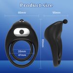 Remote-Controlled Vibrating Cock Ring - Image 3