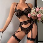 Women's Three-Piece Lingerie Set - Image 4