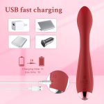 USB Rechargeable Dual-Action Vibrator - Image 5