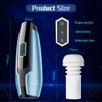 USB Rechargeable Male Masturbation Sleeve - Image 3