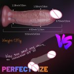 Silicone Suction Cup Dildo & Anal Trainer – Three Sizes - Image 6