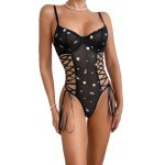 Black Women's Lingerie Bodysuit - Image 5