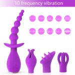 USB Rechargeable Vibrating Anal Plug - Image 5