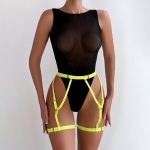 Black & Green Women's Lingerie Bodysuit - Image 2
