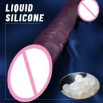 Extra-Long Dual-Density Suction Cup Dildo - Image 2